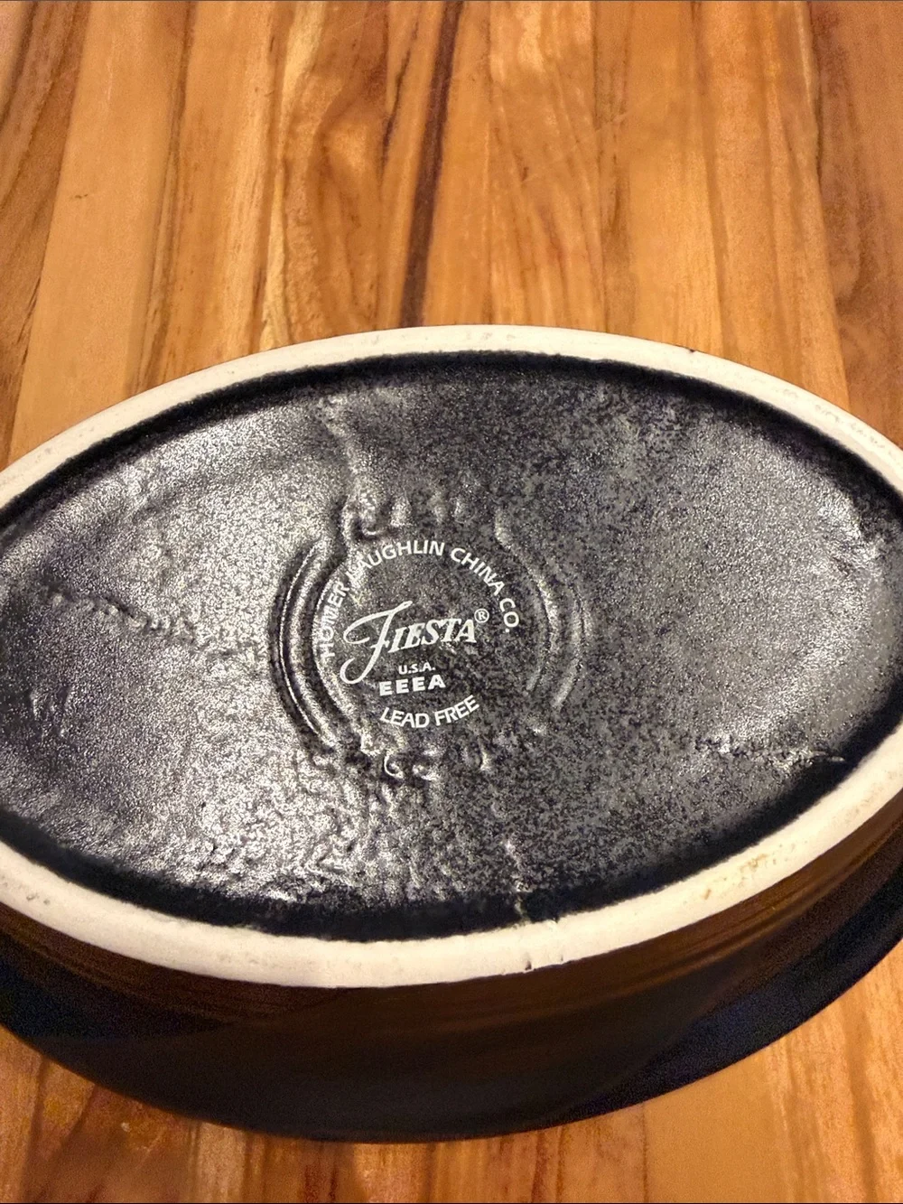 Fiestaware sturdy oval